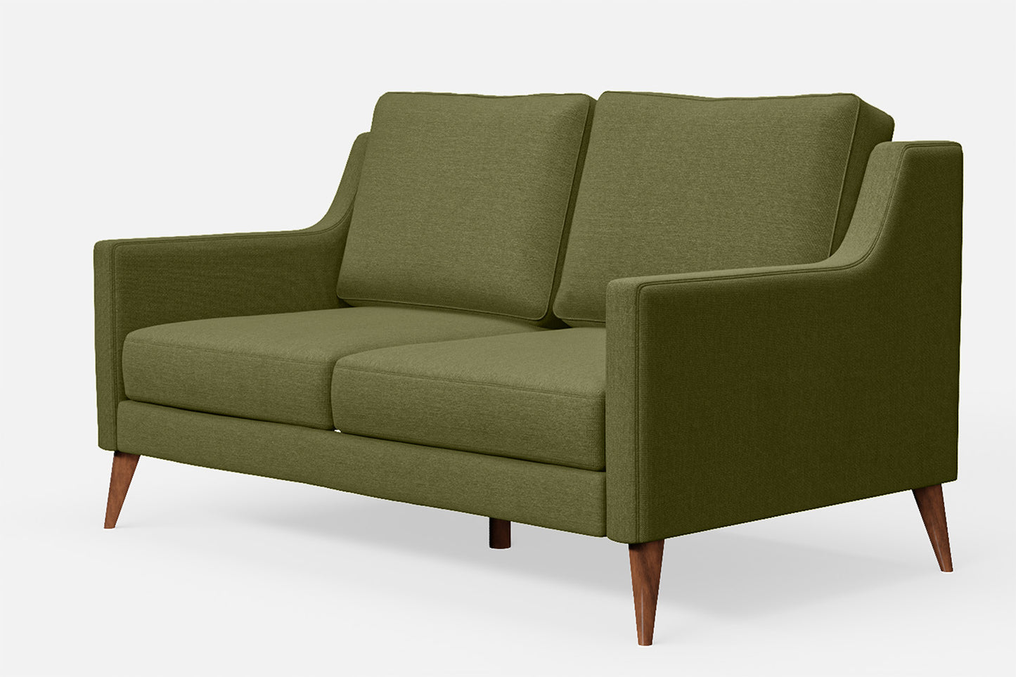 Aquila 2 Seater Sofa Olive Linen Fabric