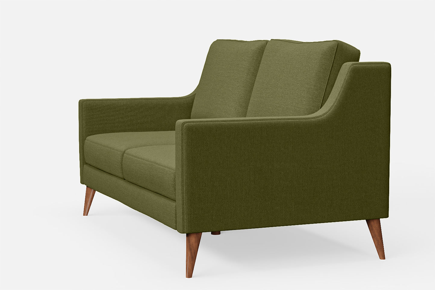 Aquila 2 Seater Sofa Olive Linen Fabric