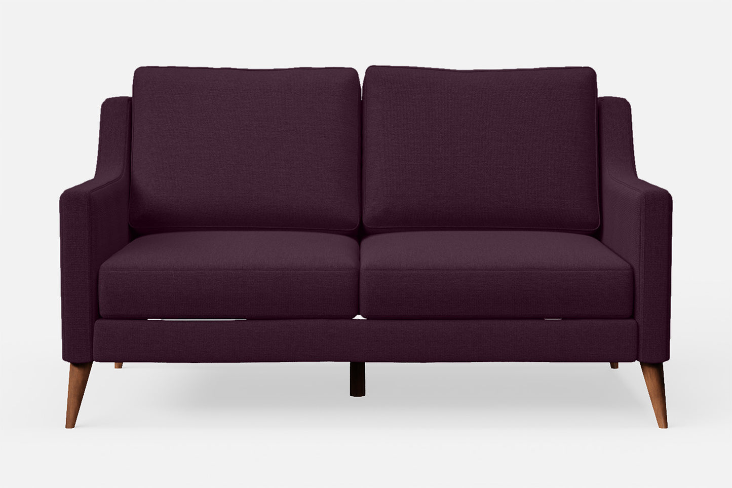 Aquila 2 Seater Sofa Purple Linen Fabric