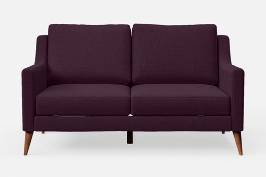 Aquila 2 Seater Sofa Purple Linen Fabric