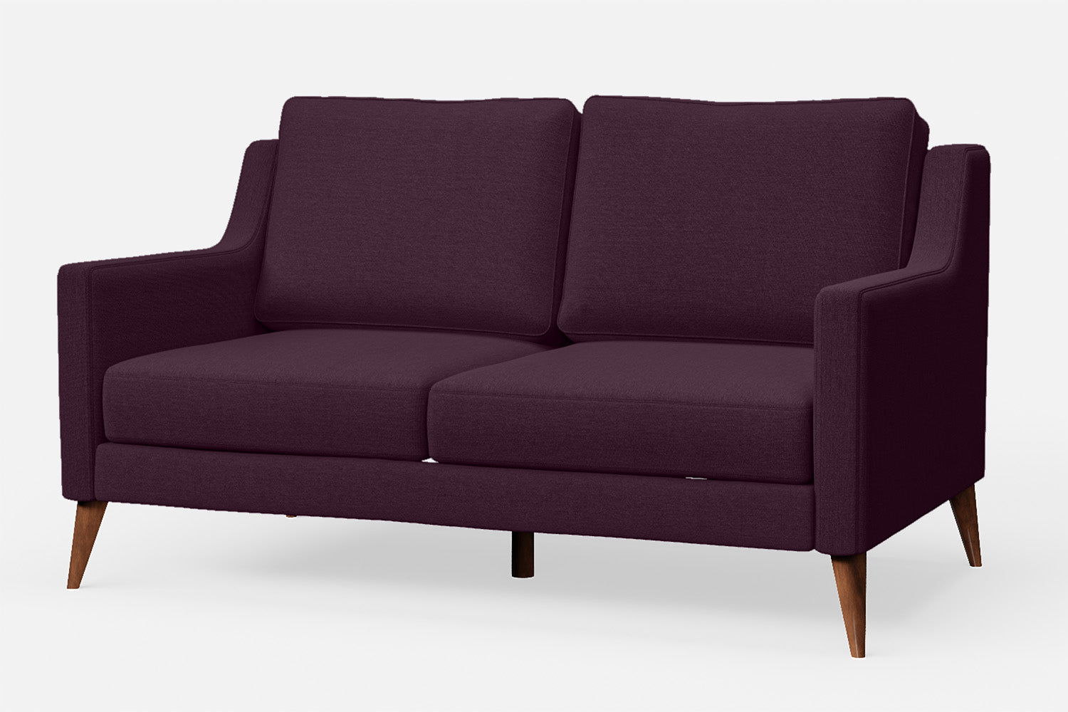 Aquila 2 Seater Sofa Purple Linen Fabric