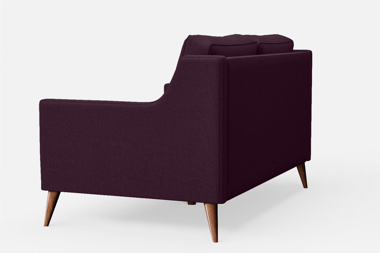 Aquila 2 Seater Sofa Purple Linen Fabric