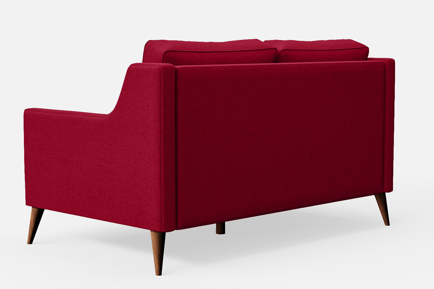 Aquila 2 Seater Sofa Red Linen Fabric