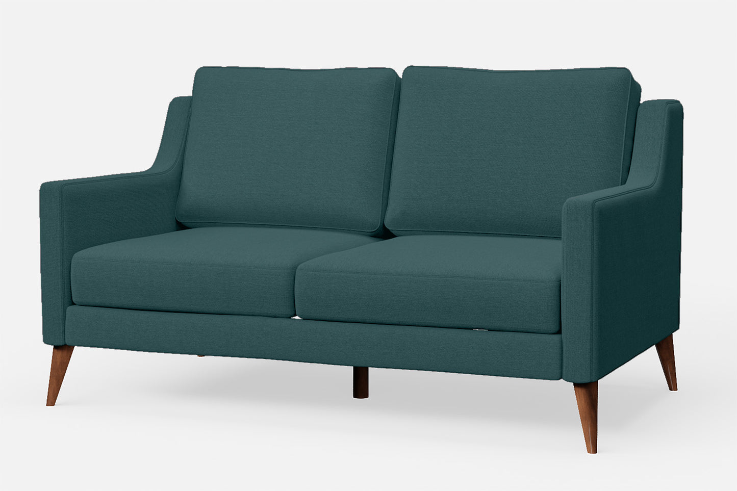 Aquila 2 Seater Sofa Teal Linen Fabric