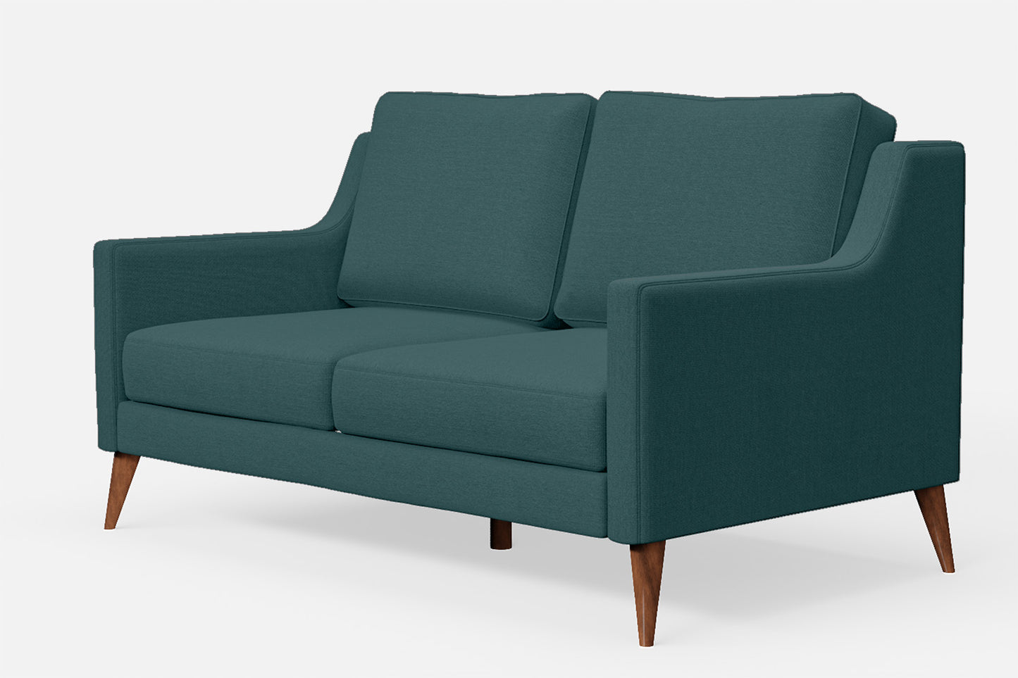 Aquila 2 Seater Sofa Teal Linen Fabric