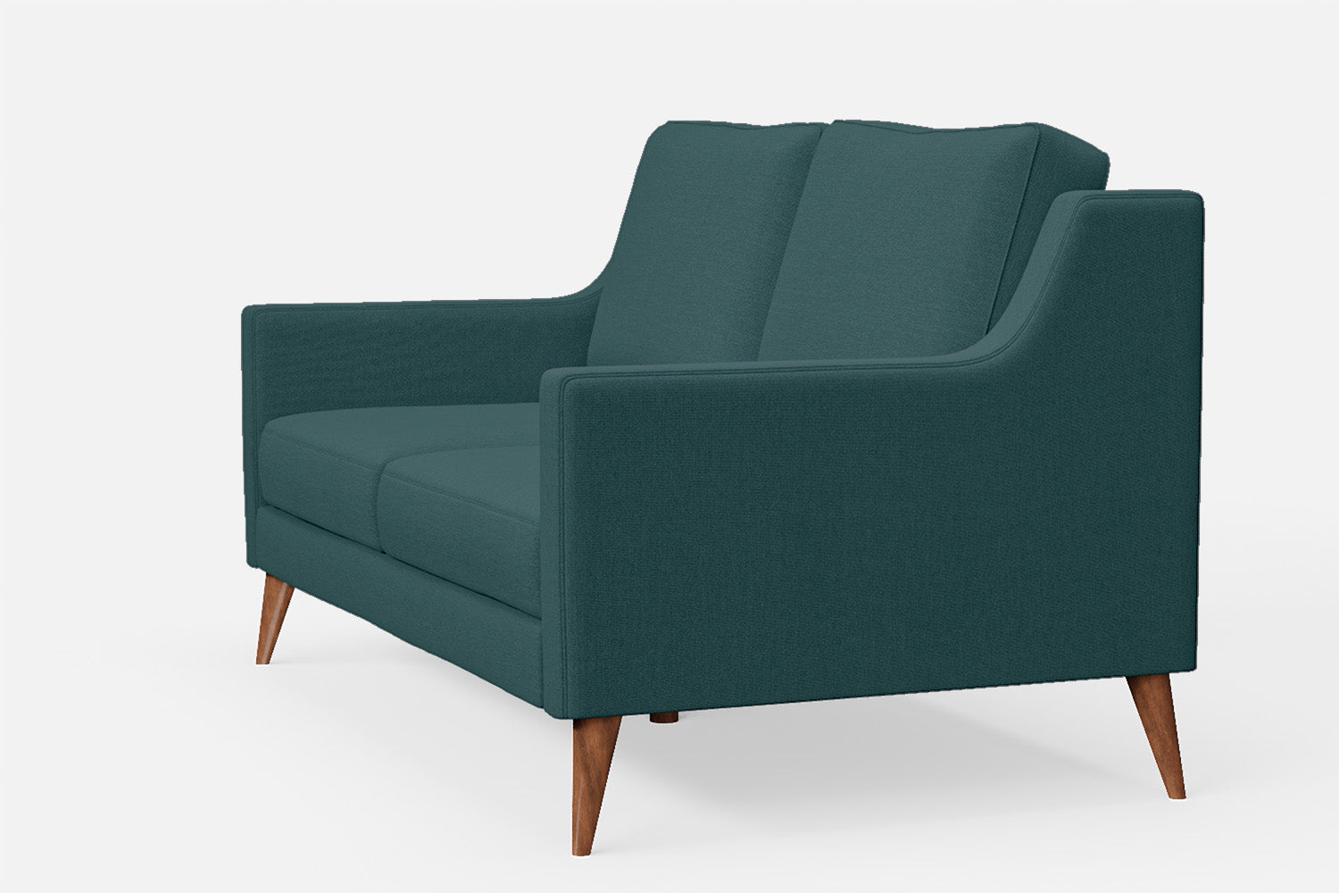 Aquila 2 Seater Sofa Teal Linen Fabric