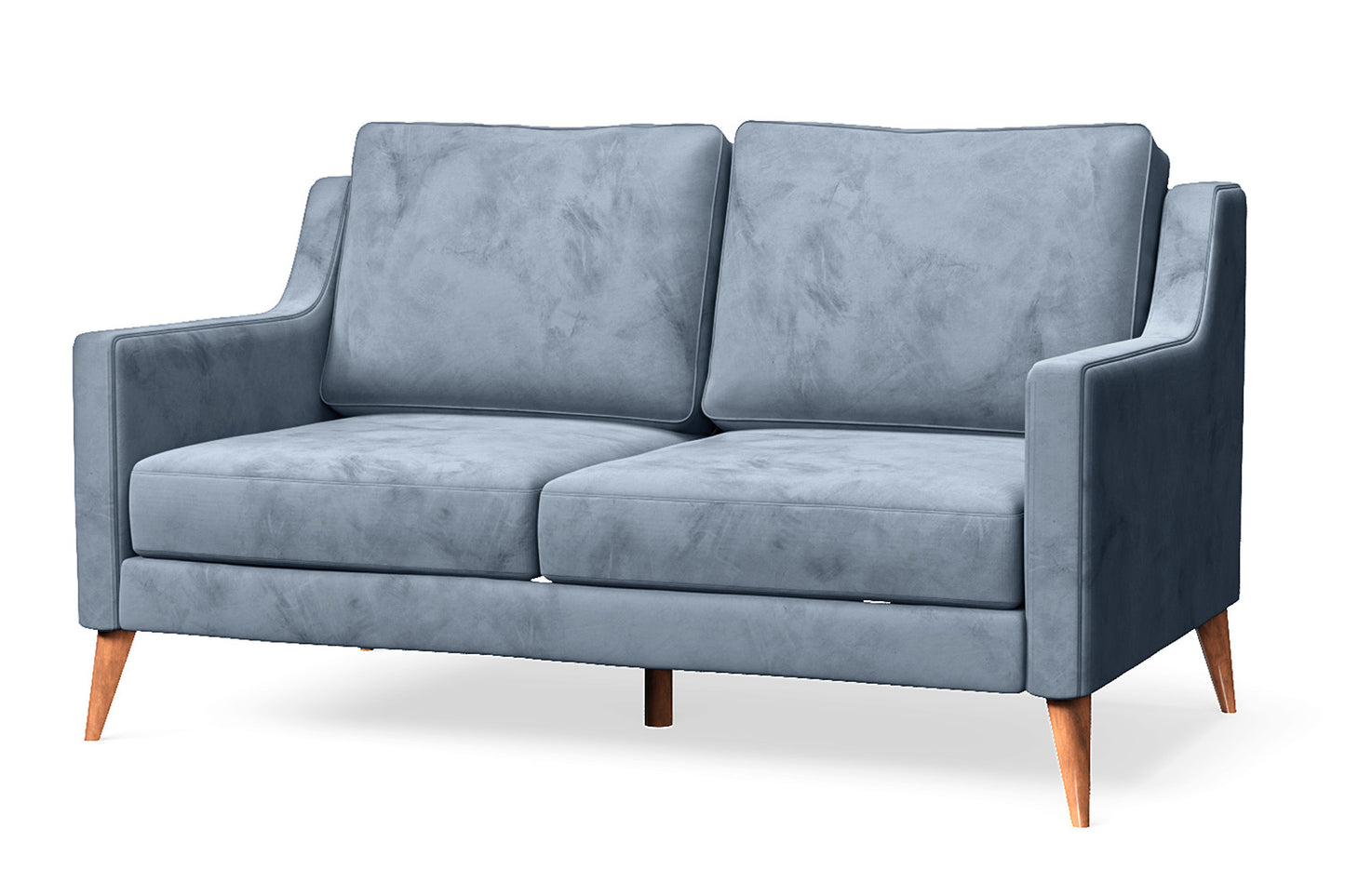 Aquila 2 Seater Sofa Baby Blue Velvet