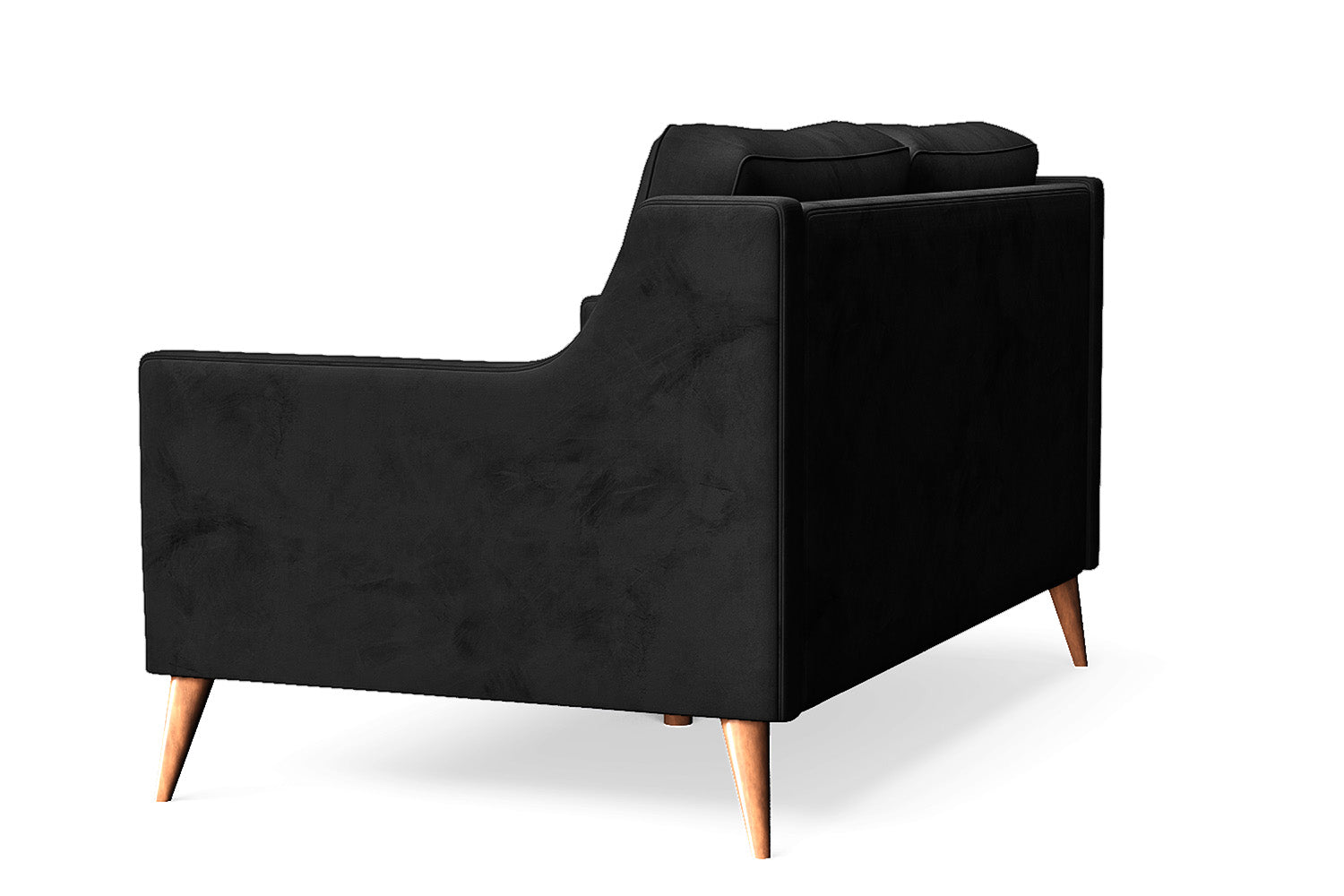 Aquila 2 Seater Sofa Black Velvet