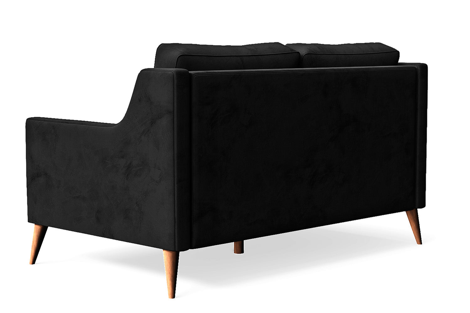 Aquila 2 Seater Sofa Black Velvet