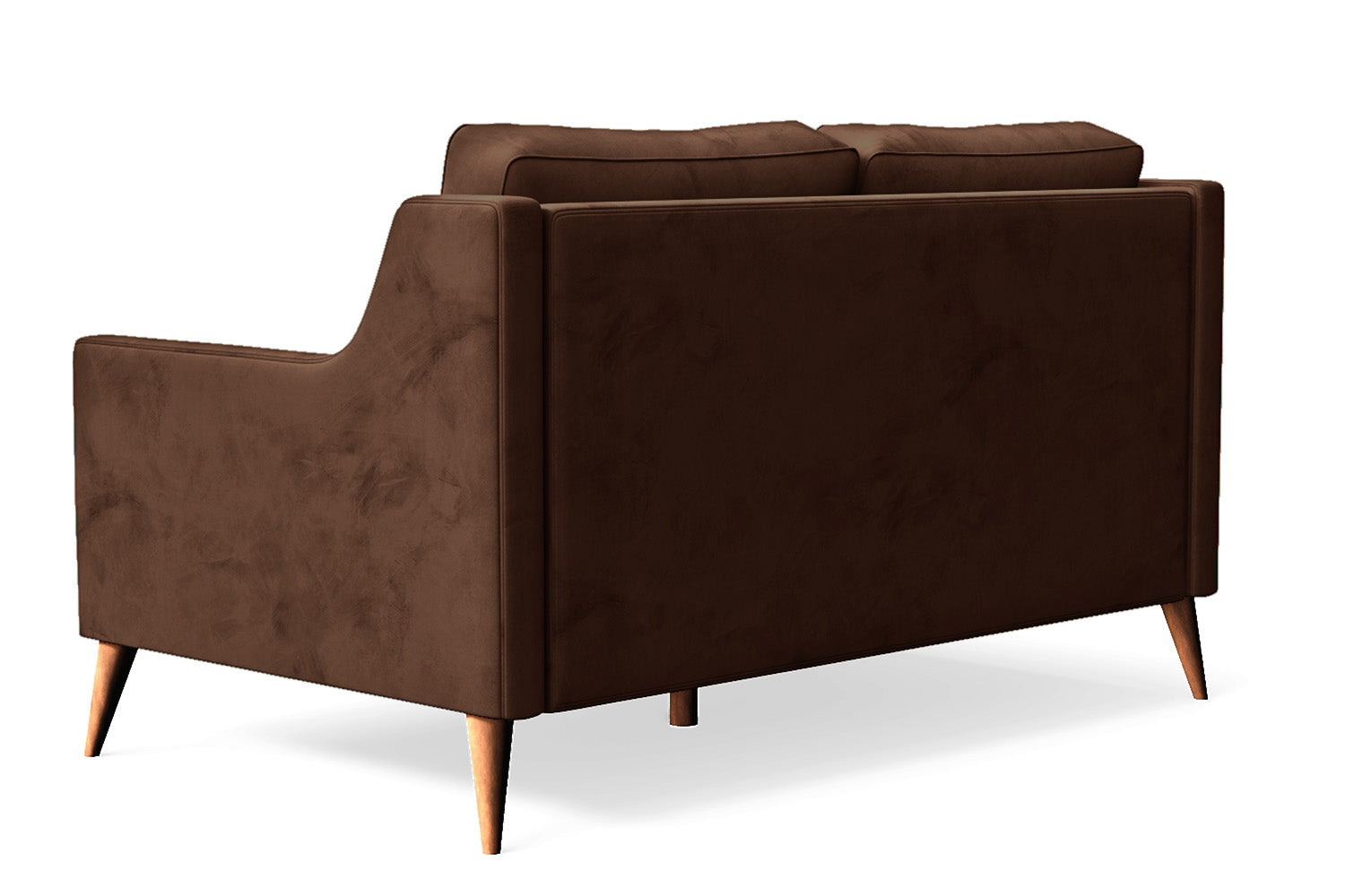 Aquila 2 Seater Sofa Coffee Brown Velvet