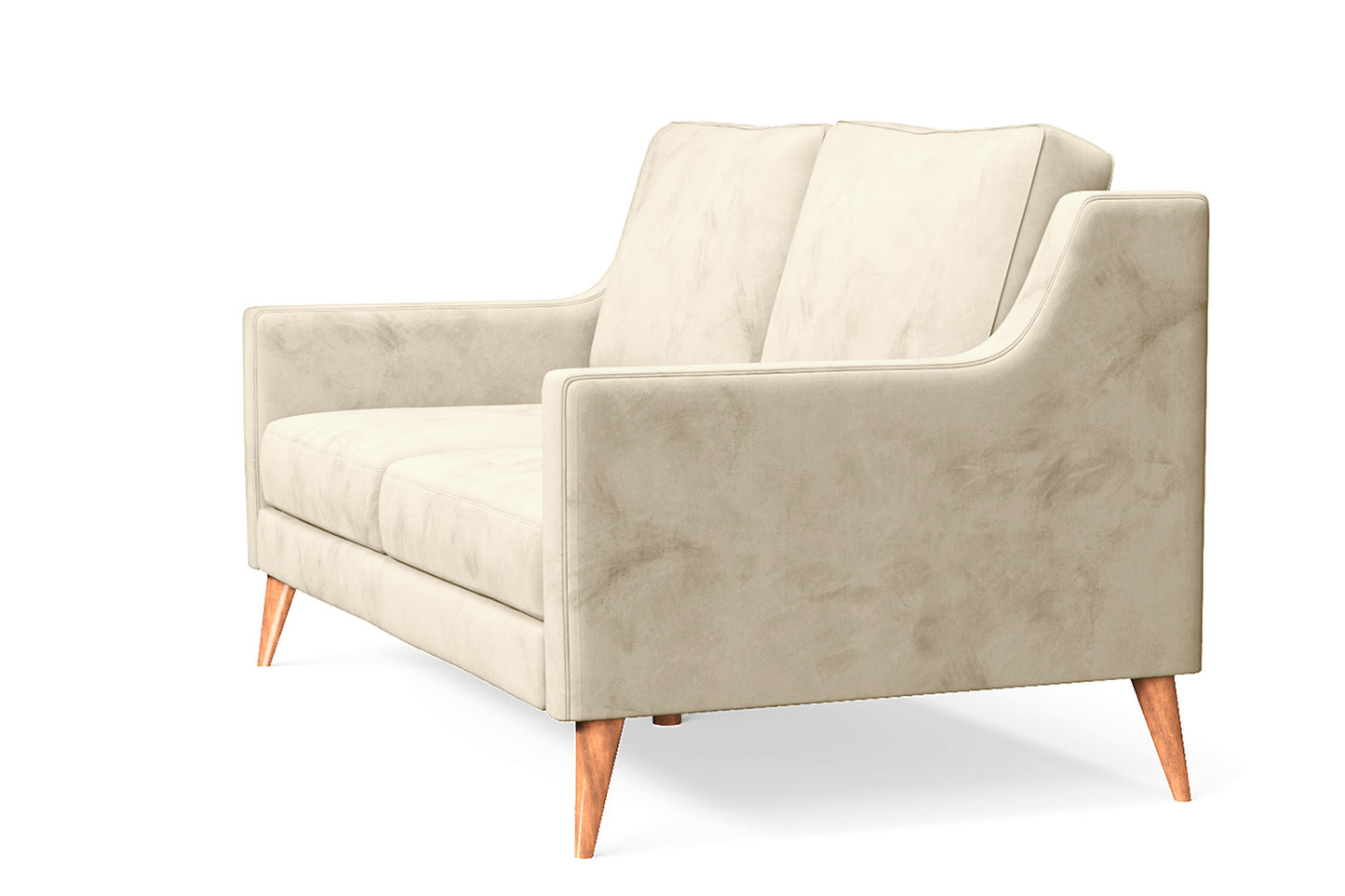 Aquila 2 Seater Sofa Cream Velvet