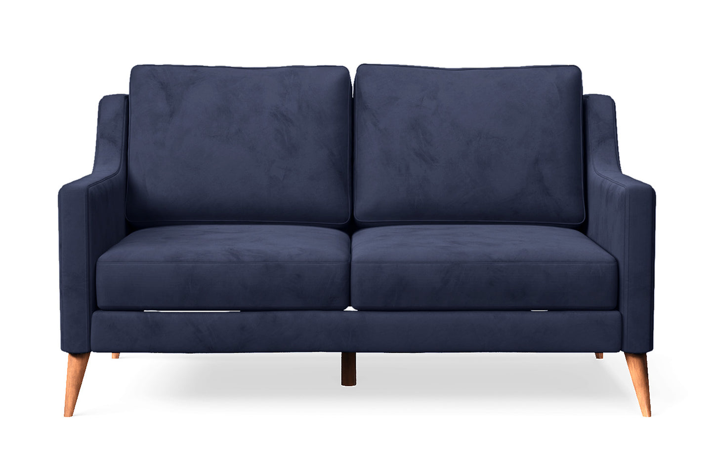 Aquila 2 Seater Sofa Dark Blue Velvet