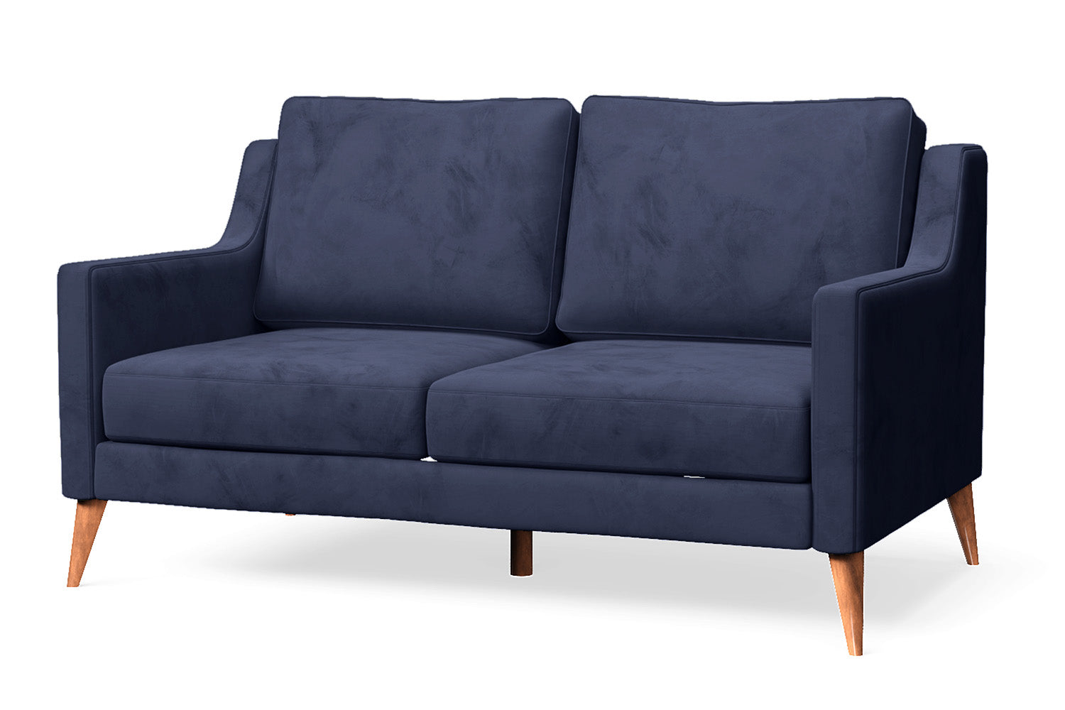 Aquila 2 Seater Sofa Dark Blue Velvet