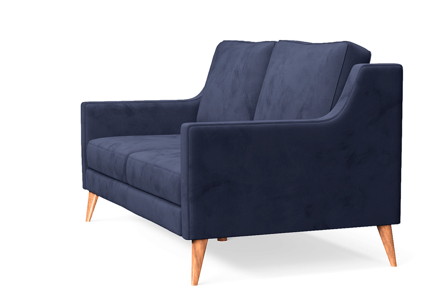 Aquila 2 Seater Sofa Dark Blue Velvet