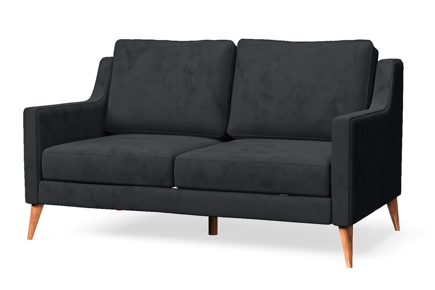 Aquila 2 Seater Sofa Dark Grey Velvet