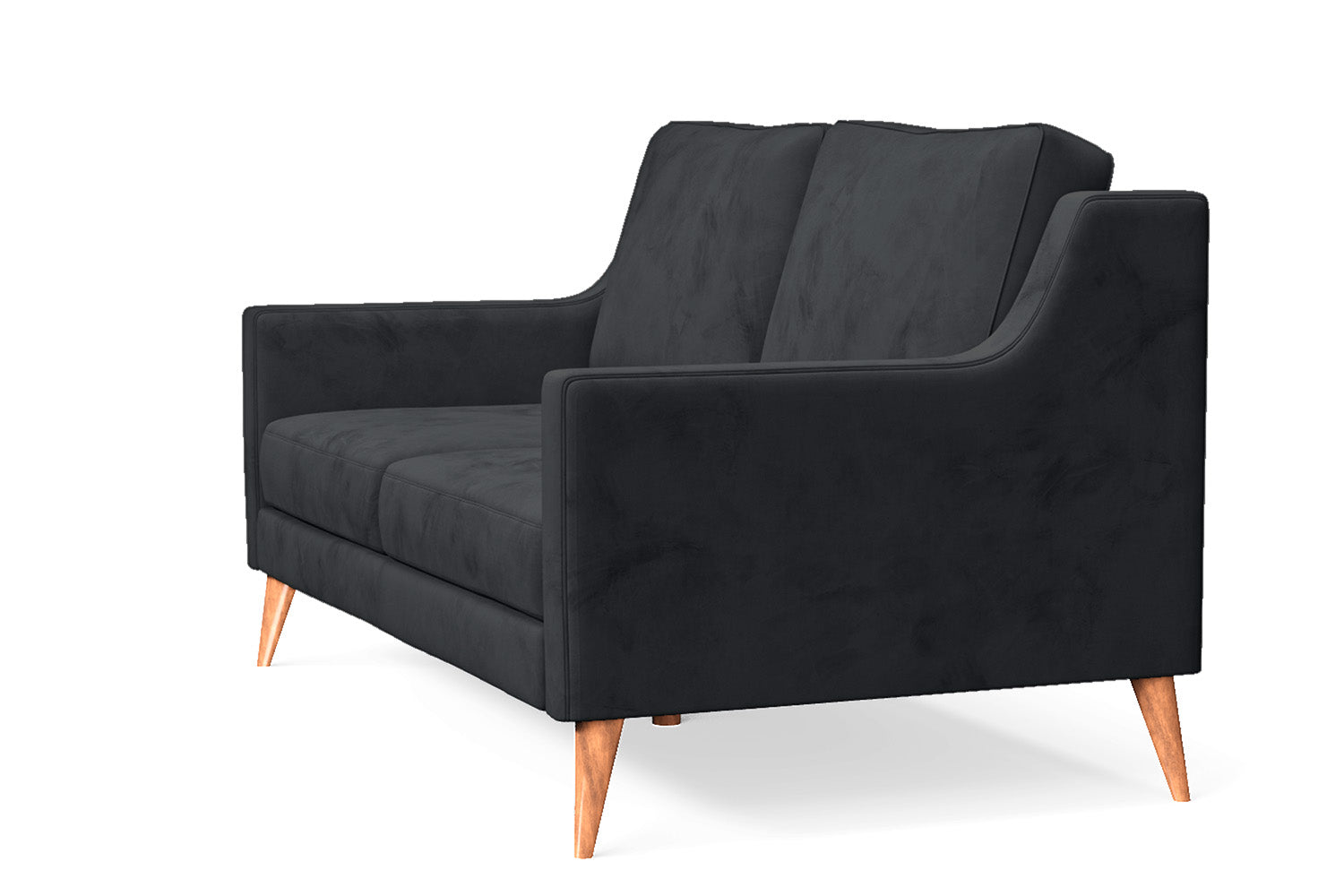 Aquila 2 Seater Sofa Dark Grey Velvet