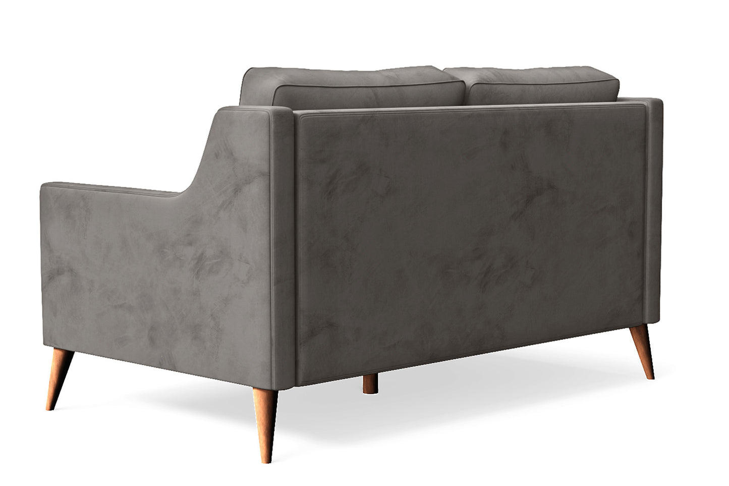 Aquila 2 Seater Sofa Grey Velvet