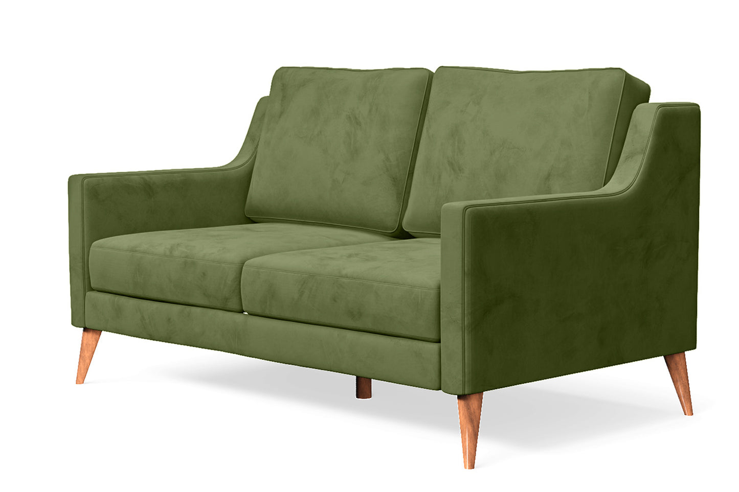 Aquila 2 Seater Sofa Lime Velvet