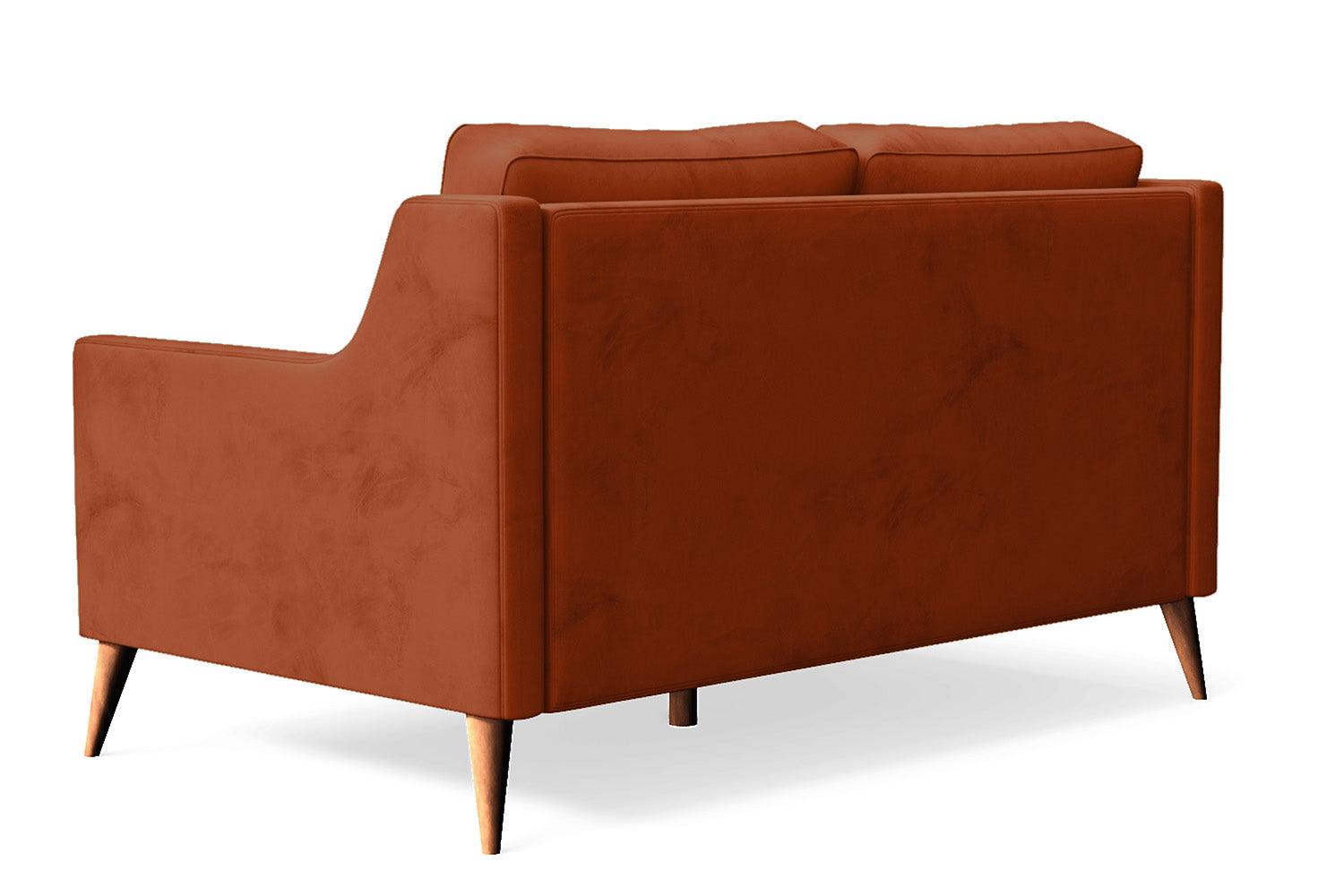 Aquila 2 Seater Sofa Orange Velvet