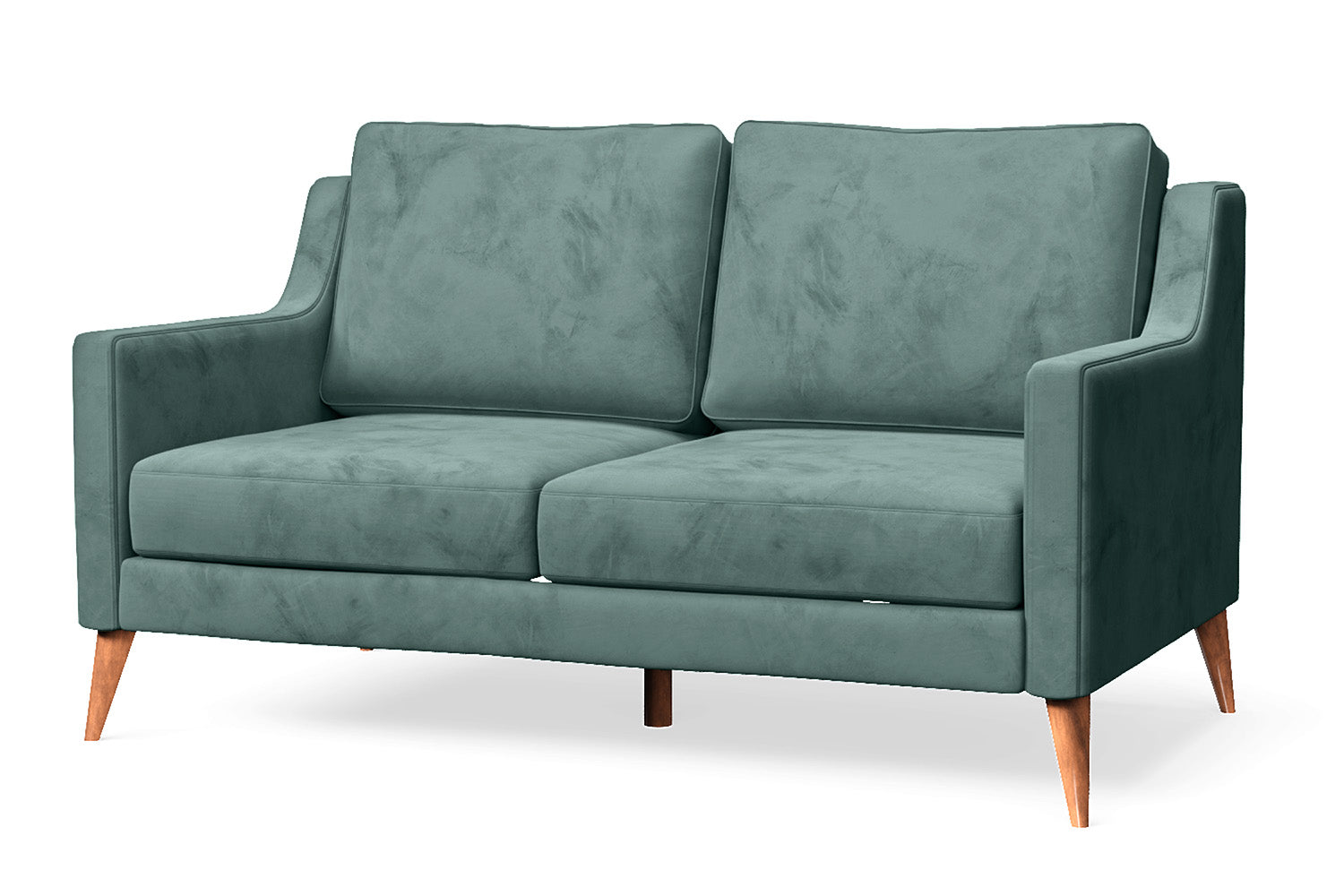 Aquila 2 Seater Sofa Teal Velvet