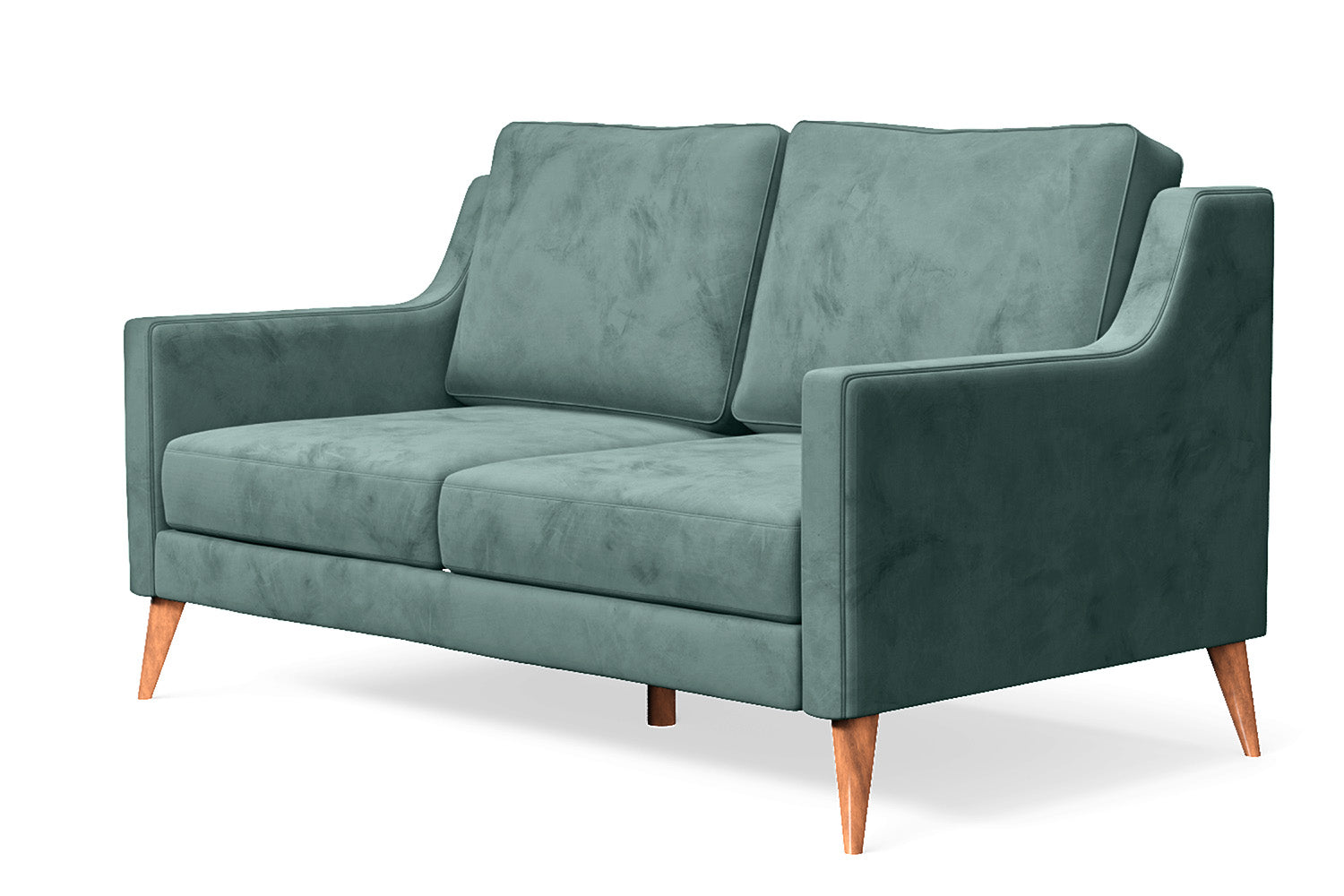 Aquila 2 Seater Sofa Teal Velvet