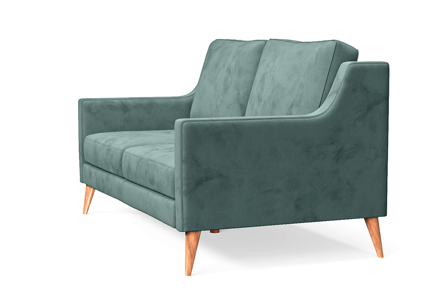 Aquila 2 Seater Sofa Teal Velvet