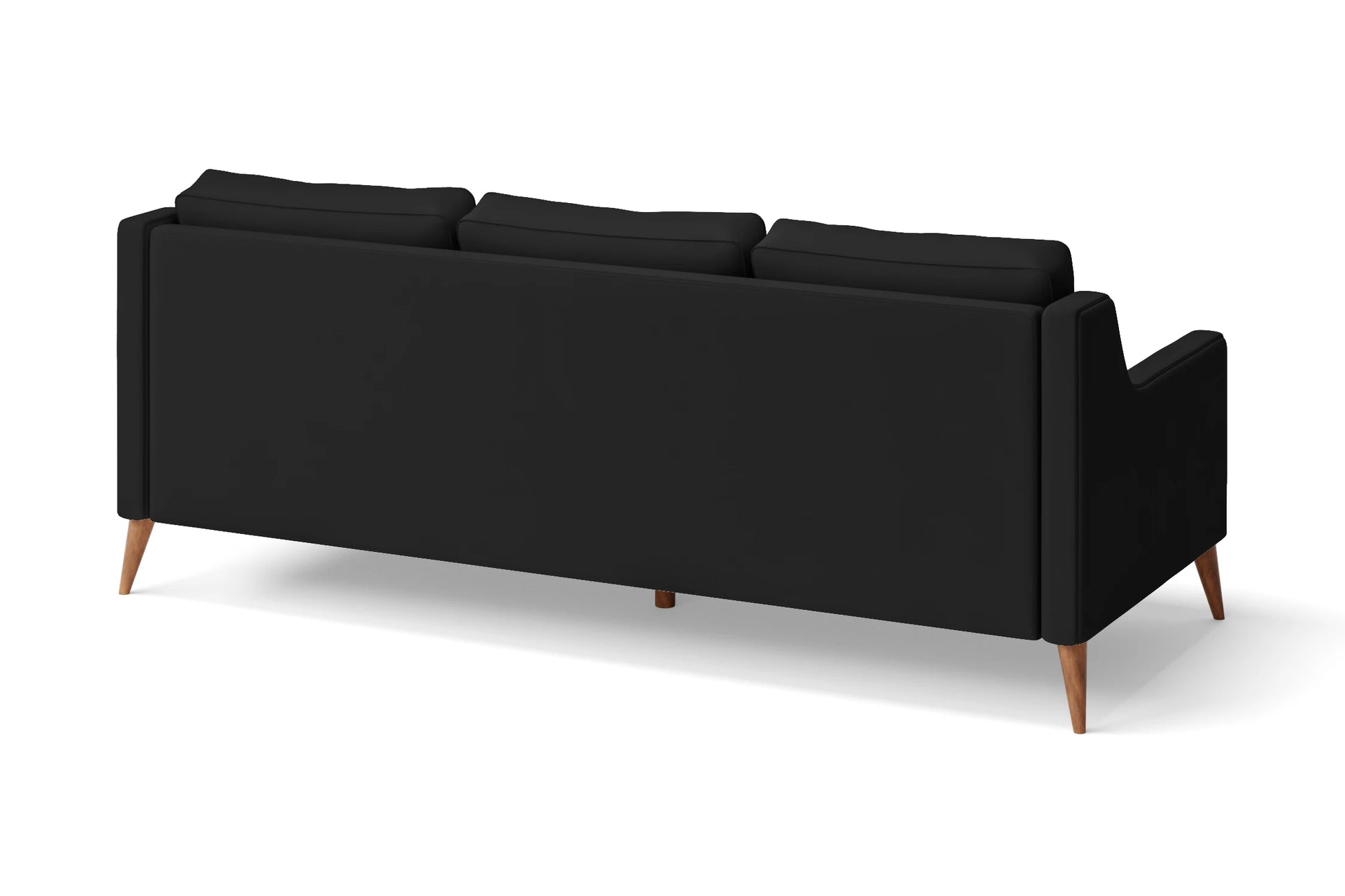 Aquila 3 Seater Sofa Black Leather