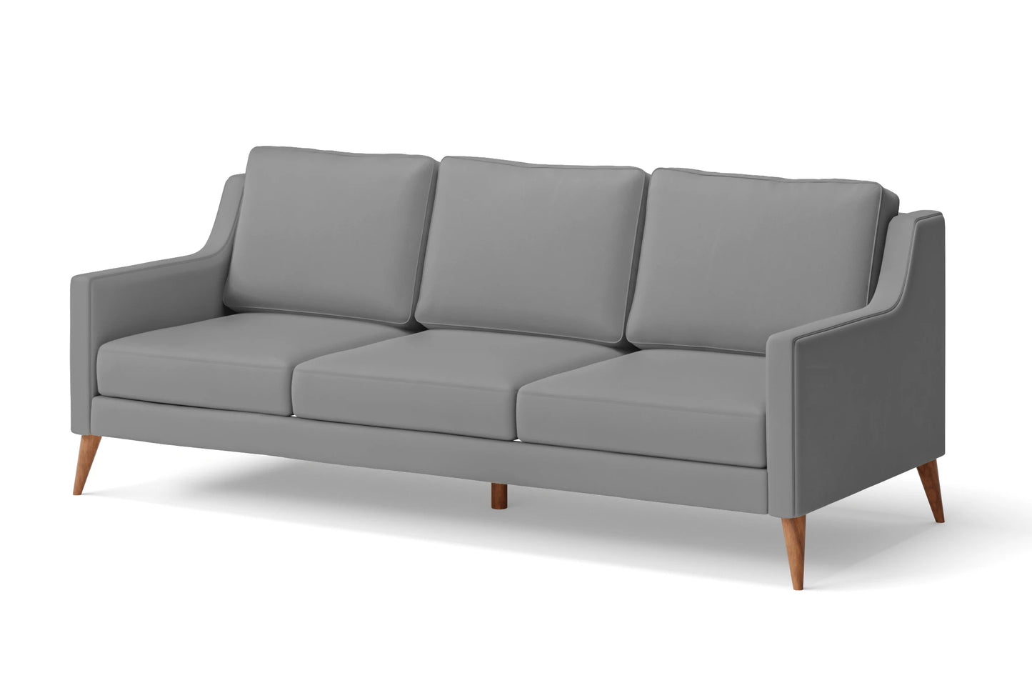 Aquila 3 Seater Sofa Grey Leather