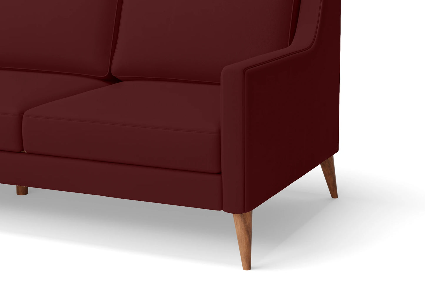 Aquila 3 Seater Sofa Red Leather