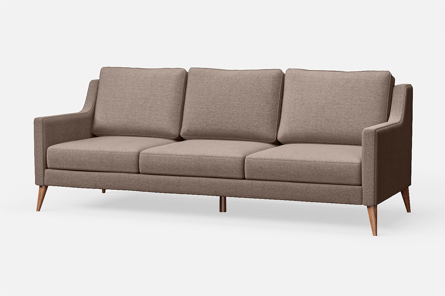 Aquila 3 Seater Sofa Caramel Linen Fabric