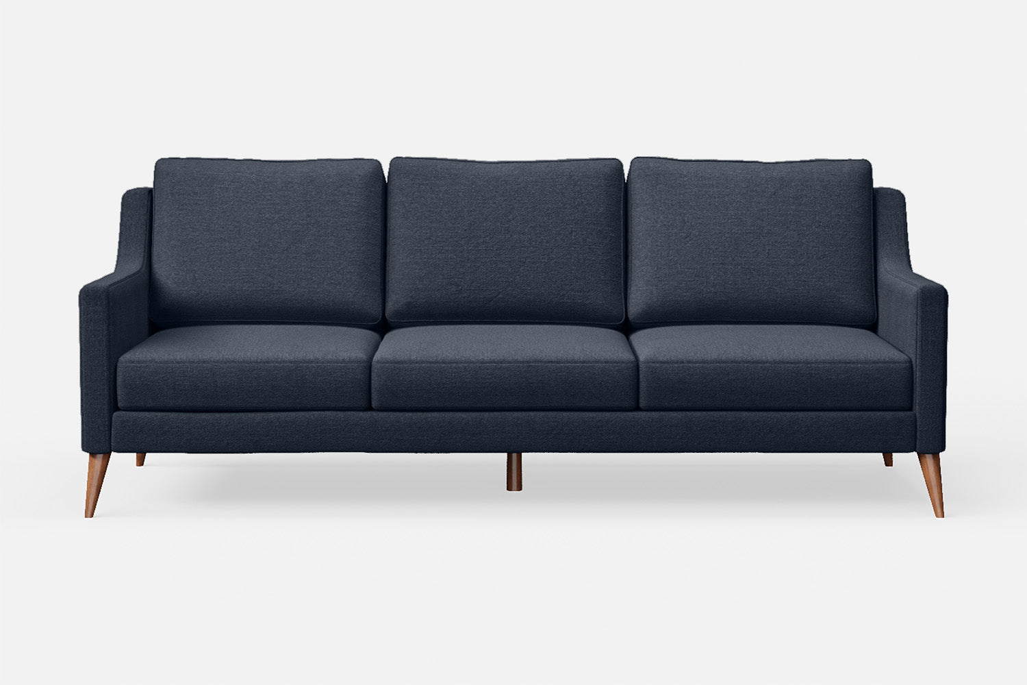 Aquila 3 Seater Sofa Dark Blue Linen Fabric