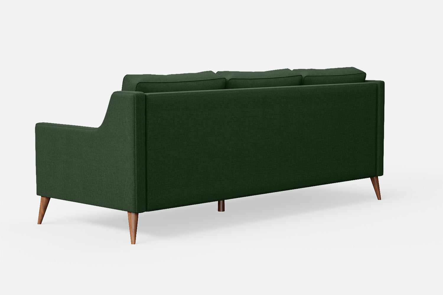 Aquila 3 Seater Sofa Forest Green Linen Fabric