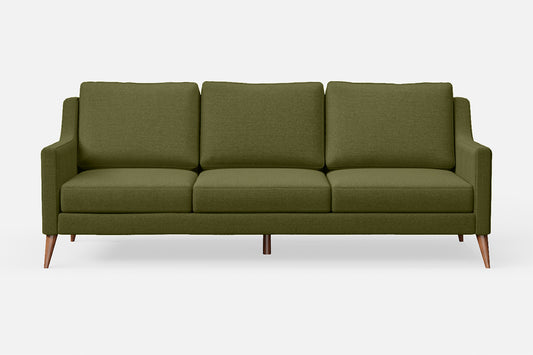 Aquila 3 Seater Sofa Olive Linen Fabric