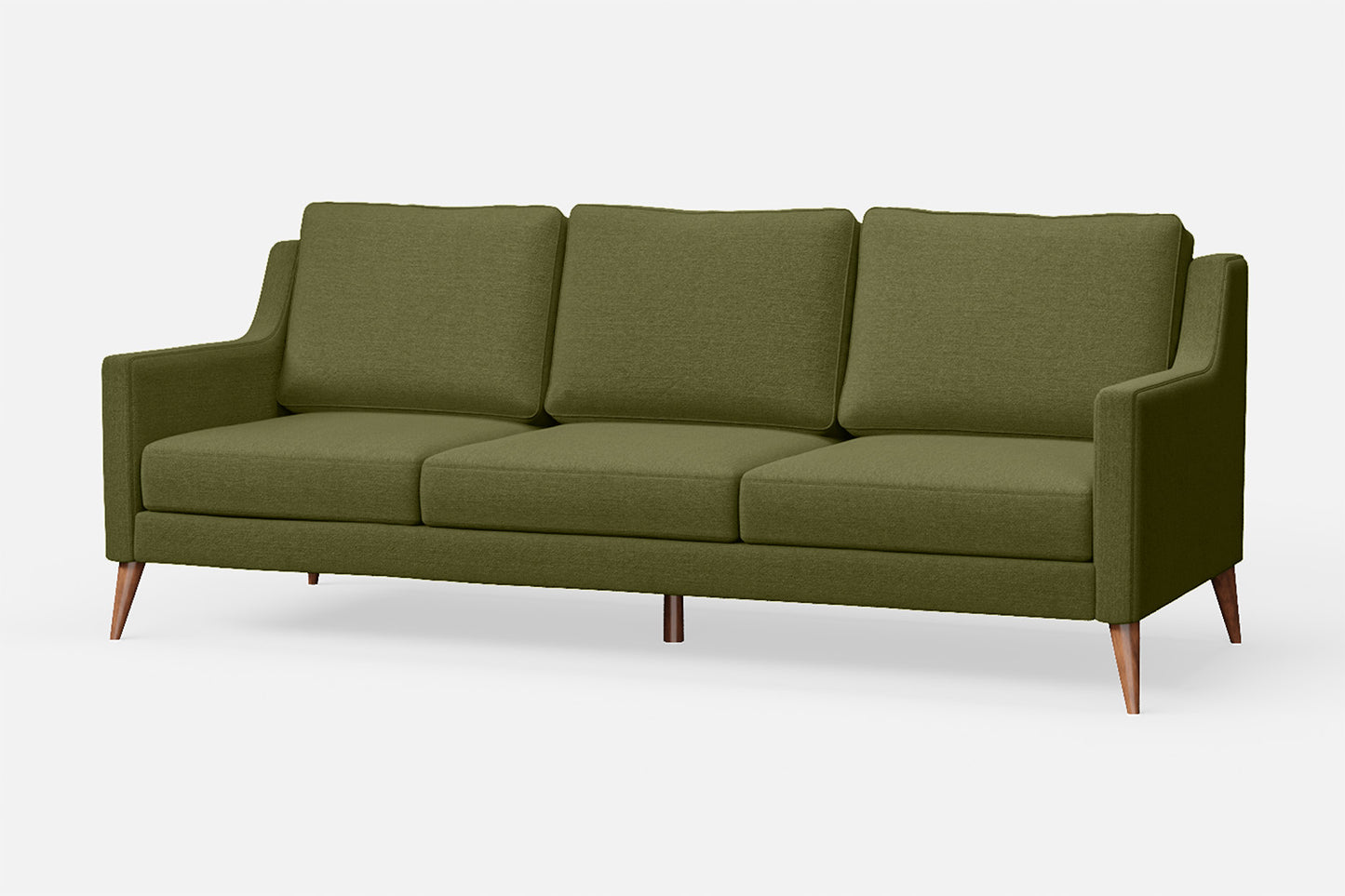 Aquila 3 Seater Sofa Olive Linen Fabric