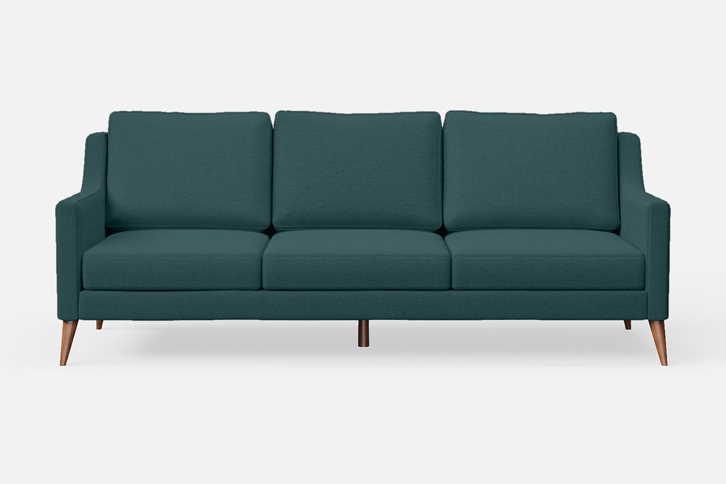 Aquila 3 Seater Sofa Teal Linen Fabric