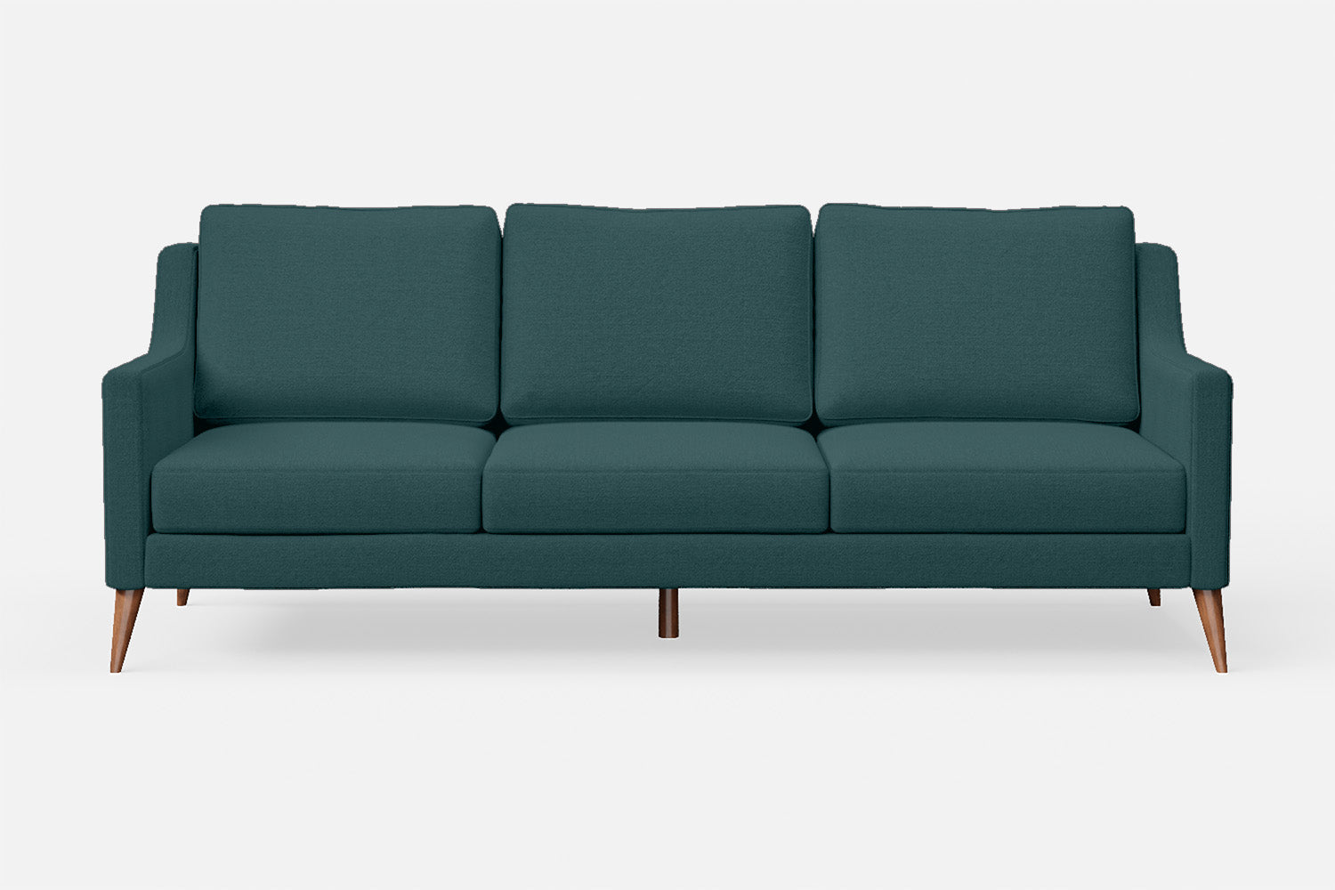 Aquila 3 Seater Sofa Teal Linen Fabric