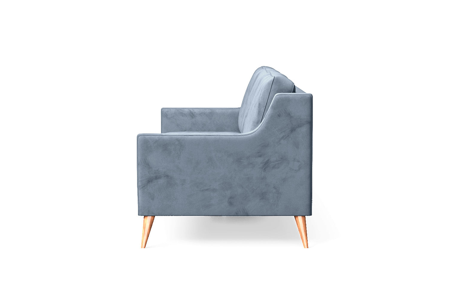 Aquila 3 Seater Sofa Baby Blue Velvet