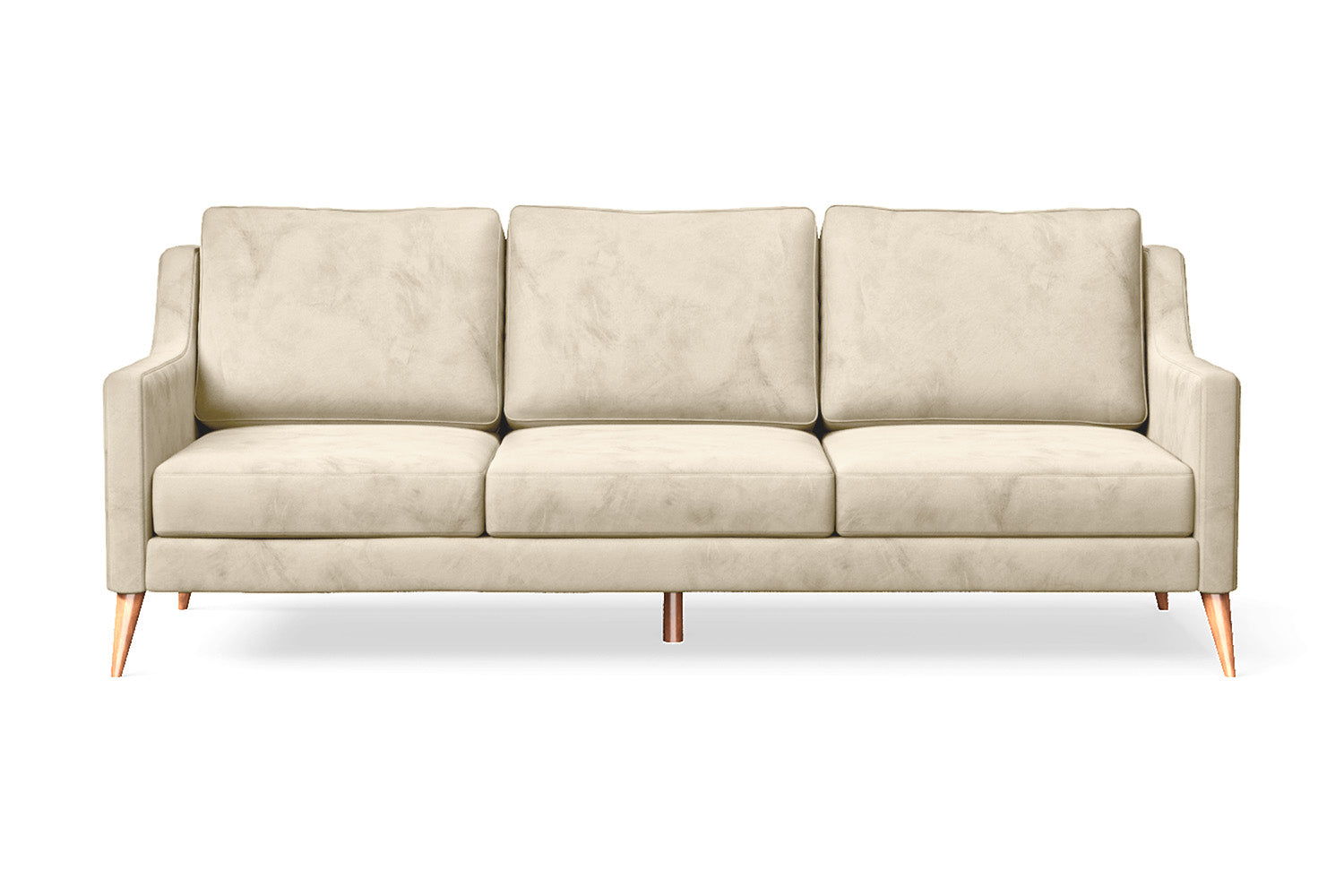 Aquila 3 Seater Sofa Cream Velvet