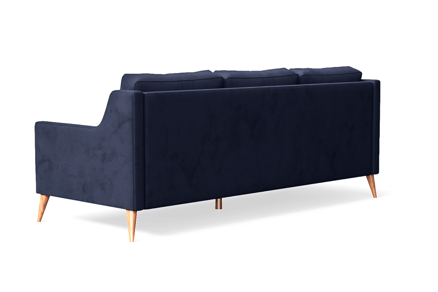 Aquila 3 Seater Sofa Dark Blue Velvet