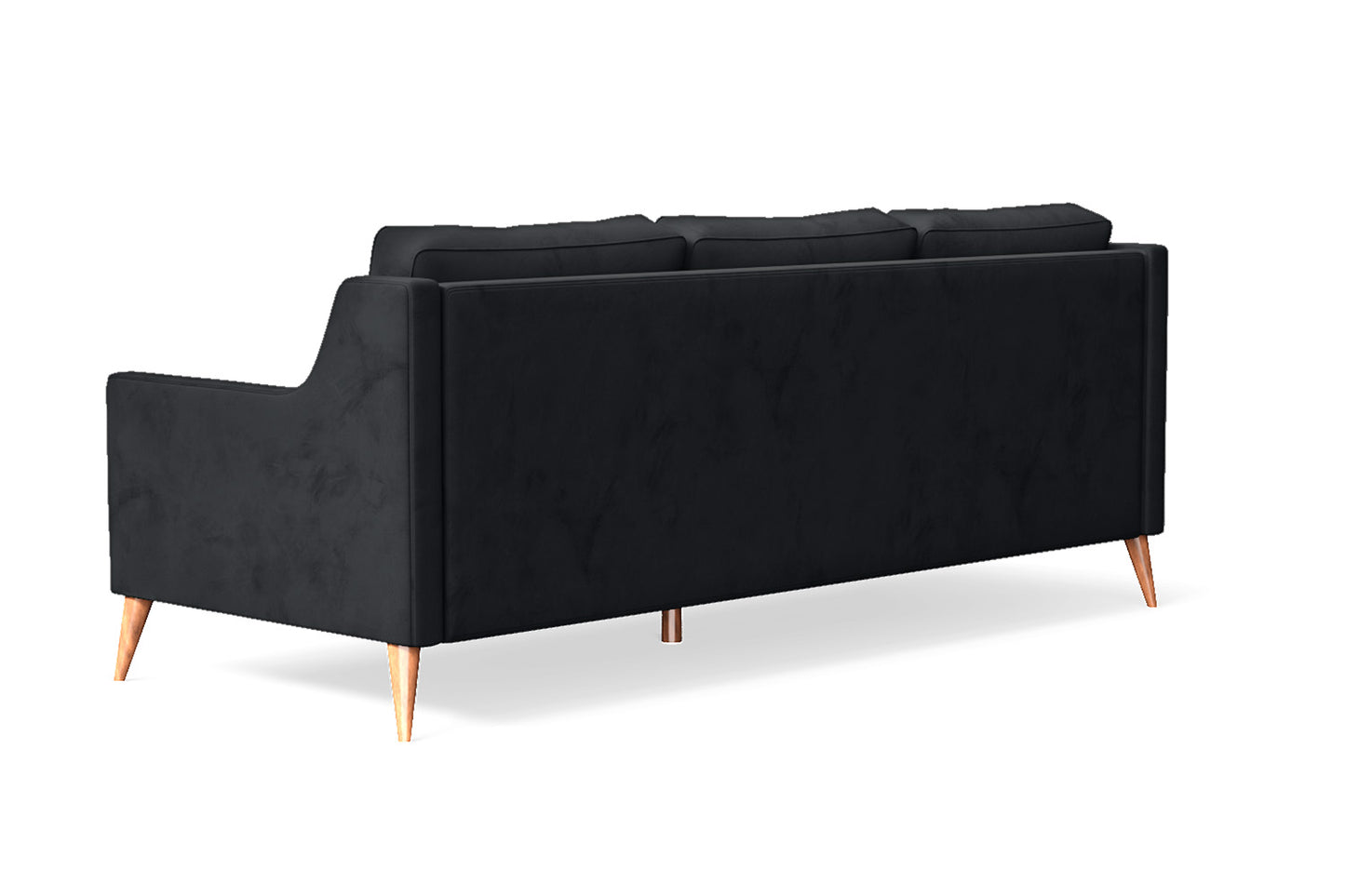 Aquila 3 Seater Sofa Dark Grey Velvet