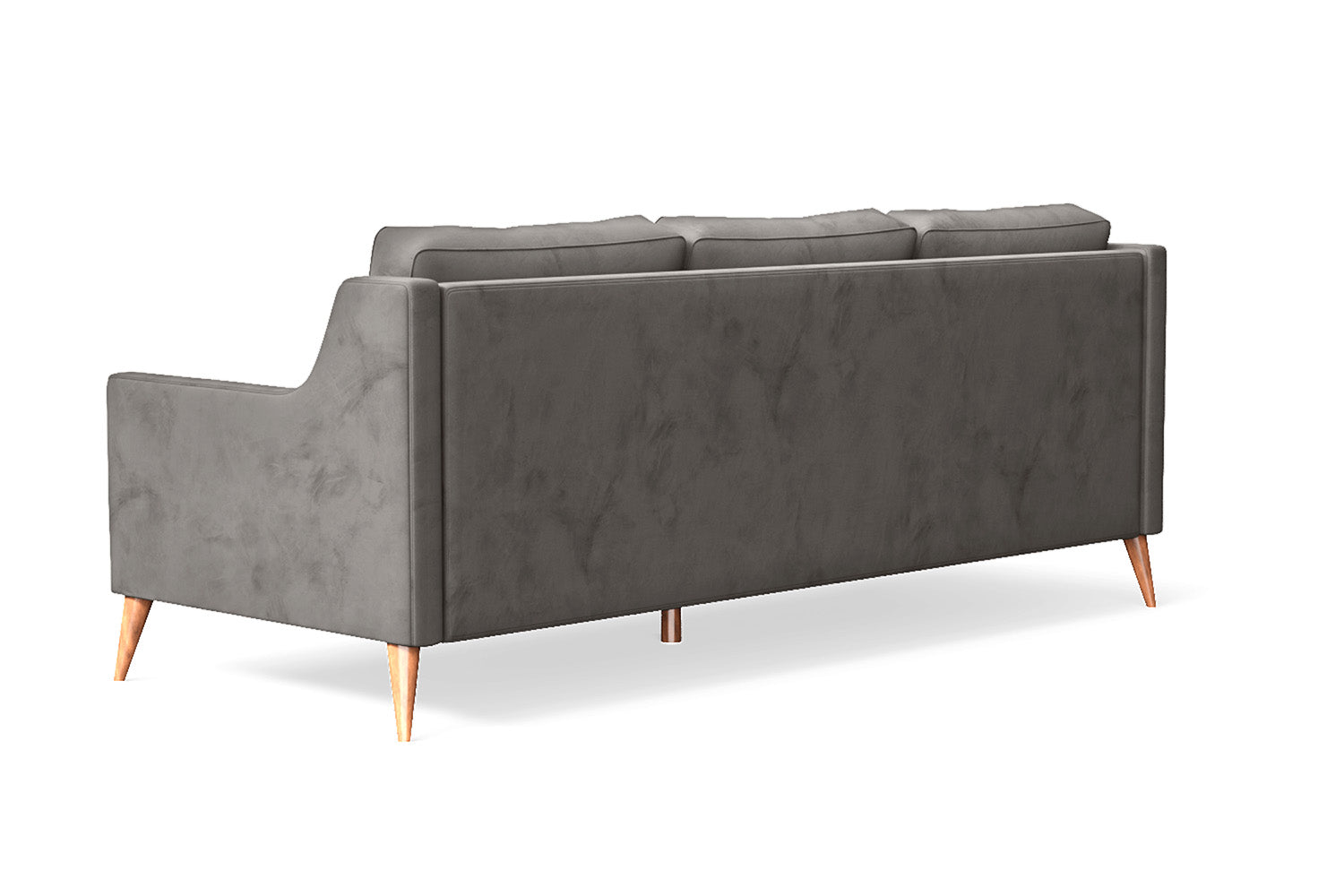 Aquila 3 Seater Sofa Grey Velvet