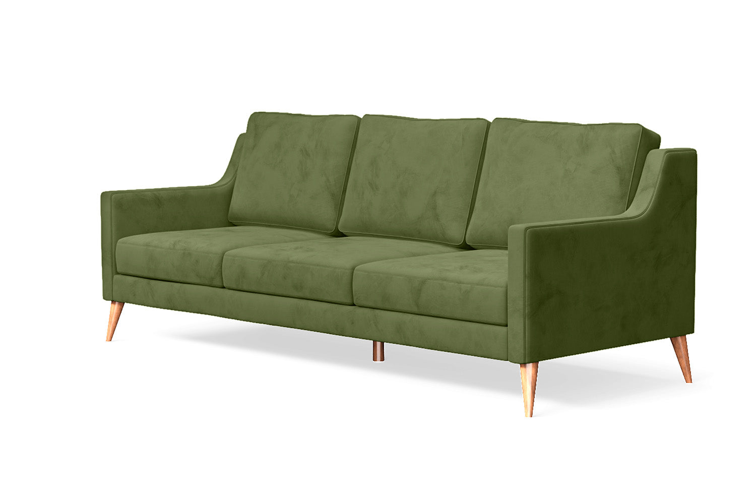 Aquila 3 Seater Sofa Lime Velvet