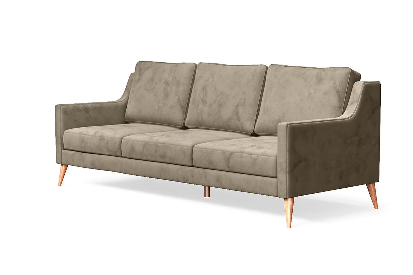 Aquila 3 Seater Sofa Sand Velvet