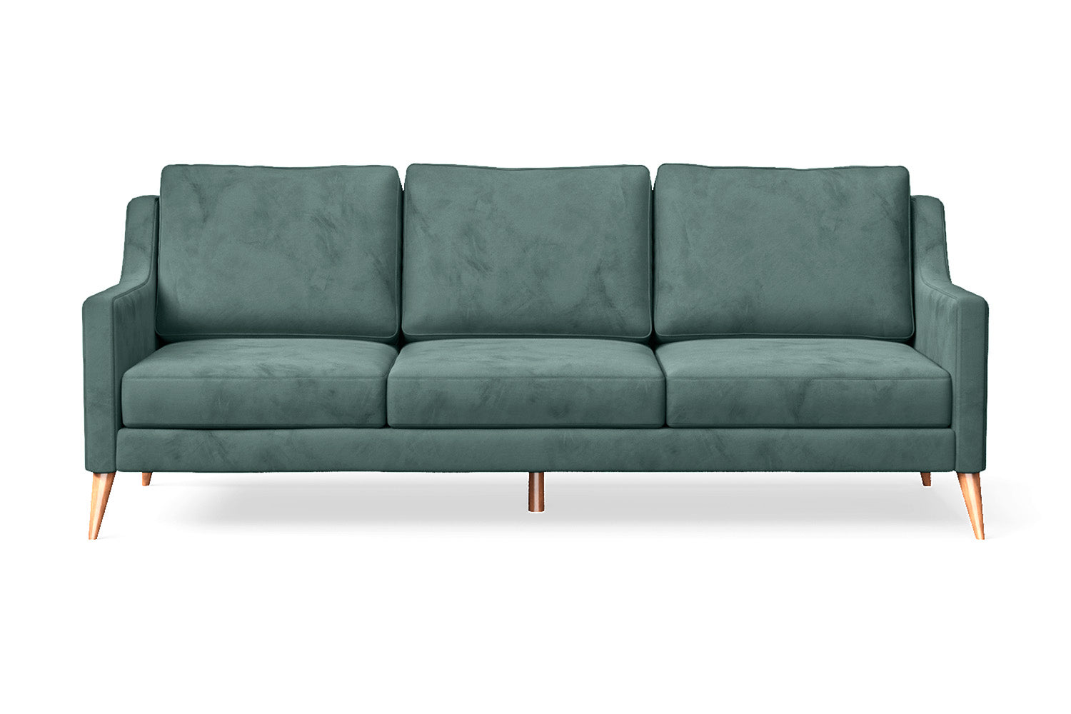 Aquila 3 Seater Sofa Teal Velvet