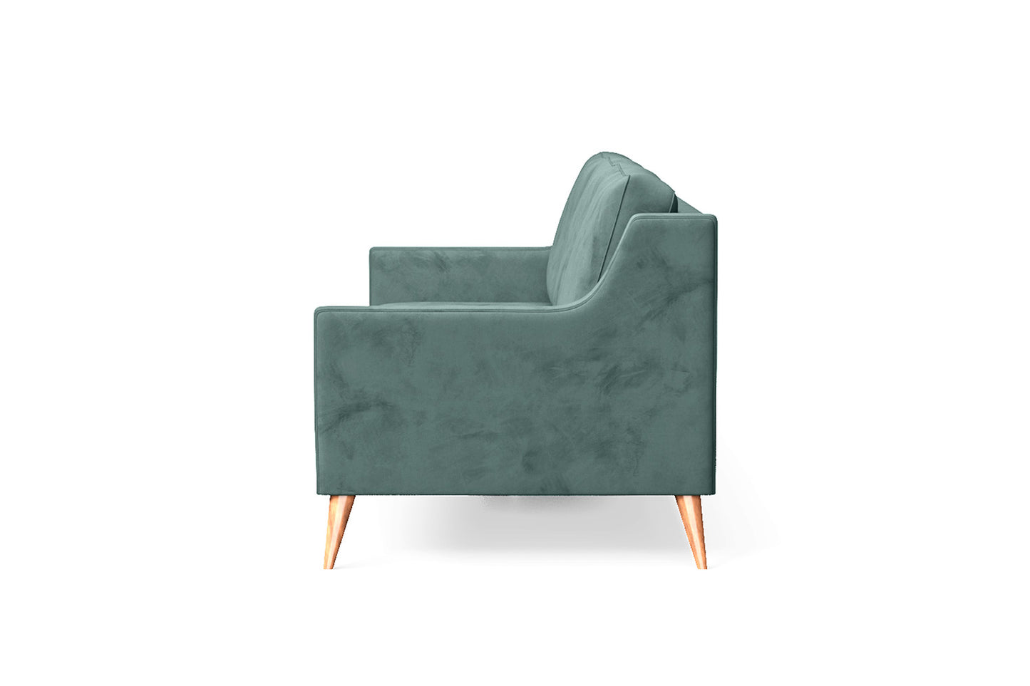 Aquila 3 Seater Sofa Teal Velvet