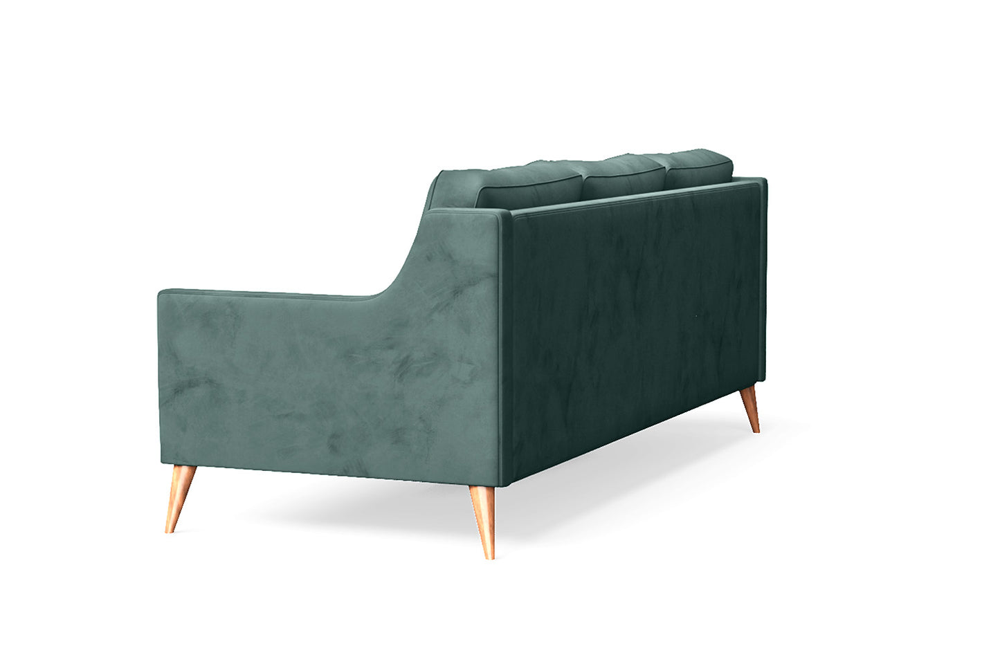 Aquila 3 Seater Sofa Teal Velvet