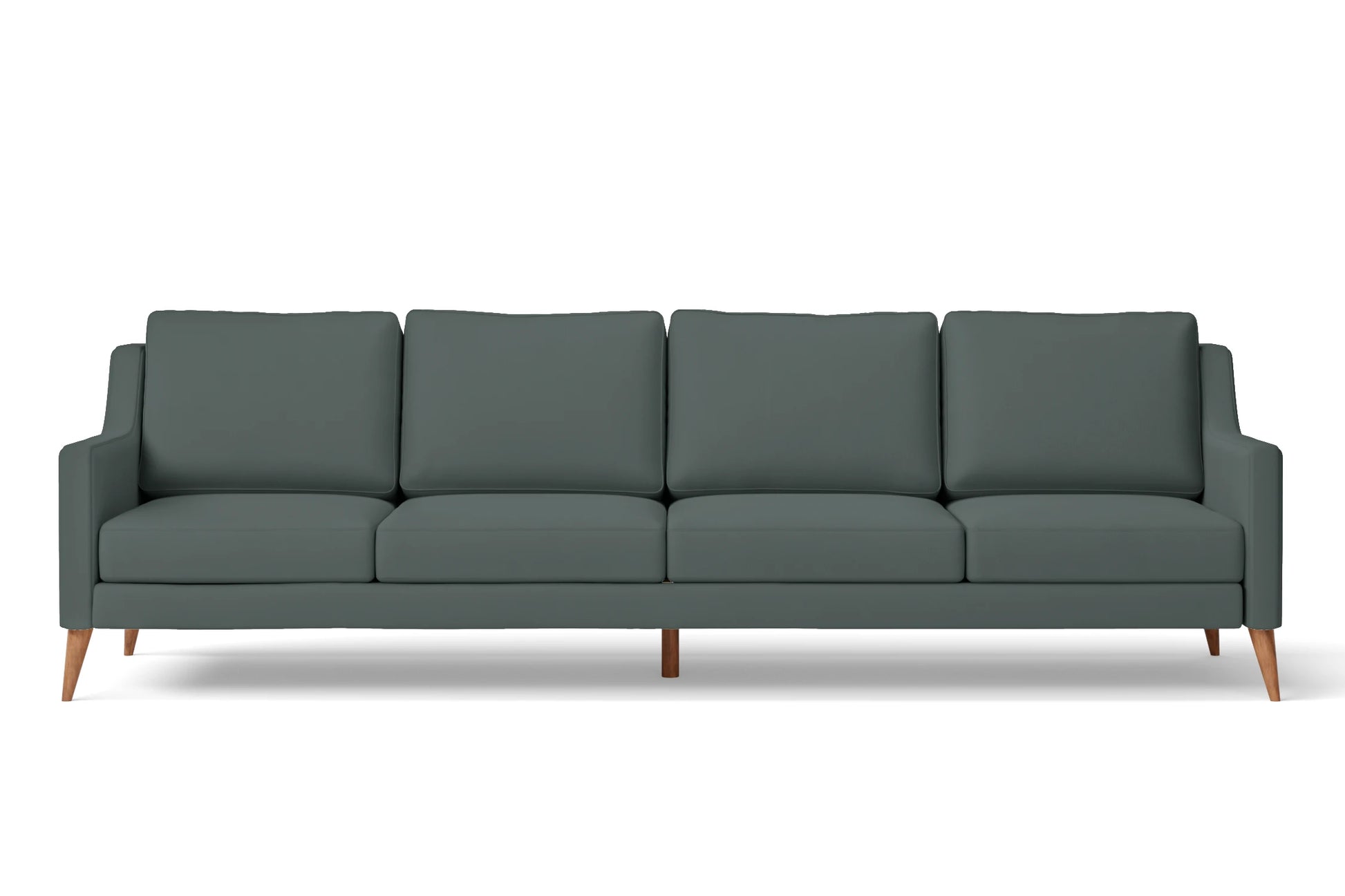 Aquila 4 Seater Sofa Dusky Turquoise Leather