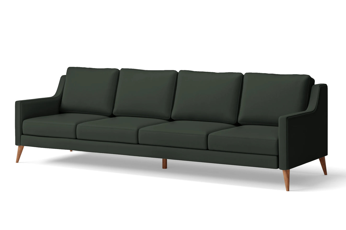 Aquila 4 Seater Sofa Green Leather