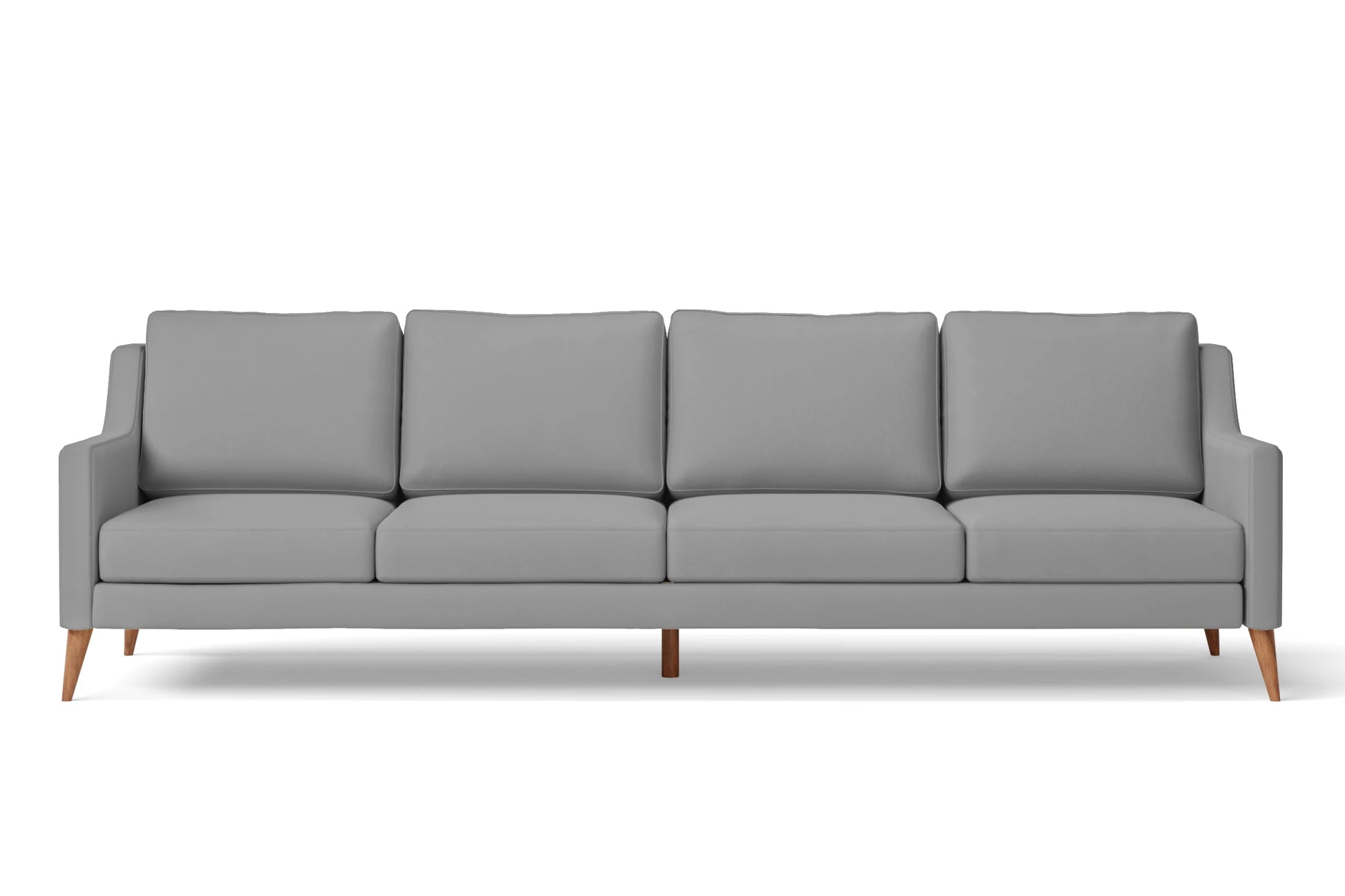 Aquila 4 Seater Sofa Grey Leather