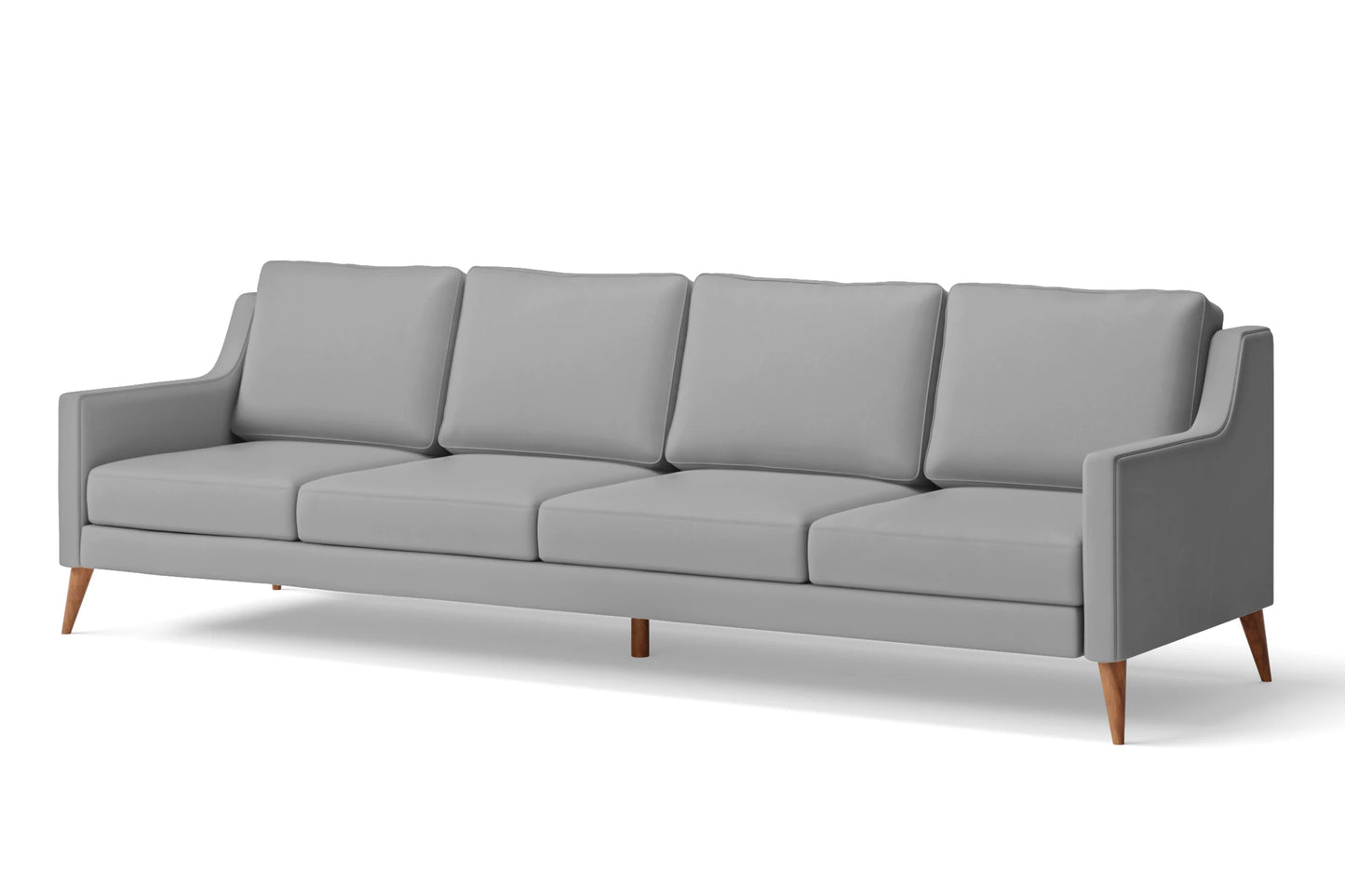 Aquila 4 Seater Sofa Grey Leather